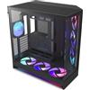NZXT Case Mid Tower NZXT H9 Flow RGB+, doppia camera, 3 ventole RGB, nero