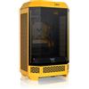 Thermaltake Case per PC Mini Tower Thermaltake The Tower 300, formato Micro-ATX, 2 ventole da 140mm, pannello laterale in vetro temperato, colore giallo "Bumblebee"