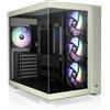 Thermaltake Case per PC Mid-Tower Thermaltake View 380 TG ARGB, colore verde menta, compatibile ATX
