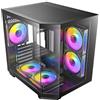 AnteC CX M2 ARGB, case per PC, mini-torre, microATX, nero
