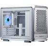 Cooler Master Case per PC da gaming Cooler Master MasterFrame 400 Mesh, colore argento, compatibile con schede madri Micro-ATX e Mini-ITX