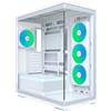 Montech TG3 White, case a torre, (vetro temperato x 2)