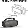 Selius Altoparlante Bluetooth portatile - 80W di potenza - Resistente all'acqua (IPX6) - Audio stereo - Potenziamento dei bassi