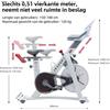 Selius Cyclette da casa - Attrezzatura fitness silenziosa con freno magnetico e connessione app