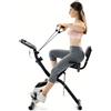 Selius Cyclette da casa - Bicicletta fitness pieghevole - Sistema di resistenza magnetico - Telaio in alluminio leggero