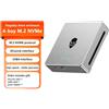 Selius Mini PC desktop - Computer compatto a basso consumo energetico - 12 GB di RAM - 250 GB di spazio di archiviazione - Mini computer silenzioso