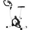 Selius Cyclette da casa - Bicicletta fitness - Cyclette da interno - Design compatto - Struttura in metallo robusta - Schermo LCD