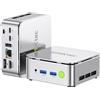 Selius Mini PC con processore AMD Ryzen 5, 16 GB di RAM, SSD da 512 GB, scheda grafica Radeon e sistema operativo Windows 11 Pro