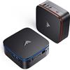 Selius Mini PC desktop - Intel Celeron - 16 GB di RAM - 512 GB SSD - Windows 11 Pro - Sistema compatto