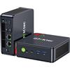 Selius Mini PC da gaming - Processore Ryzen 5 - 16 GB di RAM DDR5 - SSD da 512 GB - Scheda grafica Radeon - Windows 11