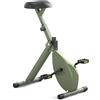 Selius Cyclette da casa - Bicicletta da scrivania - Sedile regolabile in verde - 15 kg - Materiale: plastica e metallo - Uso interno - Bicicletta da scrivania
