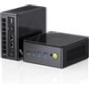 Selius Mini PC desktop - Processore AMD Ryzen 7 - 32 GB di RAM DDR5 - 1 TB di SSD - Windows 11 Pro - Computer ad alte prestazioni