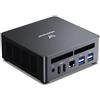 Selius Mini PC Barebone - Processore Ryzen 9 - 16 MB di cache - Grafica AMD Radeon - DDR5 - Wi-Fi 6E - Windows 11 Pro