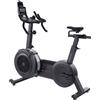 Selius Cyclette da casa con resistenza ad aria - Capacità massima di carico: 150 kg - Acciaio inossidabile - Ideale per HIIT e allenamento cardio