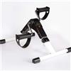 Selius Mini cyclette da casa - Bianca - Livello di resistenza regolabile - Compatta - Attrezzo per il fitness indoor