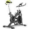 Selius Cyclette da interno - Colore nero, con sistema di resistenza magnetico e volano da 6 kg - Include la console
