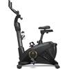 Selius Cyclette da allenamento - Elettrica, nera, con cavi, capacità di carico di 150 kg e display - Per uso interno