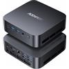 Selius Mini-PC compatto con processore AMD Ryzen Embedded R2544, 16 GB di RAM e SSD da 512 GB, ideale per l'ufficio