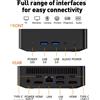 Selius Mini PC desktop - processore Intel Core i3 - 16 GB di RAM - SSD da 512 GB - Windows 11 - supporto per contenuti multimediali 4K