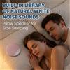 Selius Altoparlante a forma di cuscino - Mini altoparlante a conduzione ossea wireless per favorire il sonno - Bluetooth 5.4 - Rosa