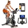 Selius Cyclette da interno silenziosa, con supporto per tablet e capacità di carico massima di 122 kg
