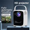 Selius Proiettore Beamer con supporto 4K e Wi-Fi - Proiettore compatto per home cinema - Nero