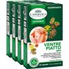 L'Angelica 4x L'Angelica Ventre Piatto Plus Integratore Alimentare per il Gonfiore Addominale - 160 Capsule