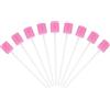 ACWOO Spugna per Igiene Orale, 100 PCS Bastoncini per La Pulizia per Bocca, Conveniente Sterili Tamponi Monouso, Igiene Orale Bastoncini per Igiene Orale, Medica, Denti (B-Rosa)