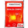 Terratherm Cerotti Riscaldanti Schiena Collo e Spalle 12 Ore Autoadesivi | 10 pezzi - benefico Effetto termico profondo, si attivano all'aria, scalda corpo, calore benefico