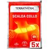 Terratherm Cerotti riscaldanti per il collo, le spalle e la nuca | 5 Pezzi - 8 ore di rilassante calore profondo, fasce riscaldanti cervicale, scalda collo, attivazione ad aria