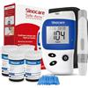 Sinocare Glucometro Safe-Accu2, Misuratore Glicemia Kit con 100 Strisce | Monitoraggio preciso della glicemia a casa, indicatore luminoso, memoria 200 risultati, senza codifica, facile da usare, kit