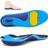 Leebey Solette Ortopediche Supporto per Arco Scarpe Plantari Ortopedici Plantare Piede Piatto per Sperone Calcaneare, Piedi Piatti, Fascite Plantare, Dolore al Piede Donna Uomo Arancione 37-38 EU