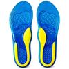 GUTEINTE Solette in GEL Donna Uomo, Ammortizzazione e Sostegno del Piedi, Sollievo per Fasciate Plantare, Doppio Comfort per uso Quotidiano, Lavoro, Sport (Blu, EU38-45, 1PAIO DOPPIO COMFORT)