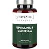NUTRALIE Spirulina e Clorella 1800mg - Energia - Biodisponibile e Vegano | 180 Capsule di Alghe Spirulina e Clorella Vegana - Spirulina Complex Nutralie