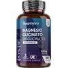 WeightWorld Magnesio Bisglicinato 1432mg per Dose con Vitamina B6, 180 Capsule, 3 Mesi | Magnesio Glicinato Vegano con Piridossina Cloridrato, Solo 2 Capsule al Giorno di Magnesium Glycinate, Senza Additivi né OGM