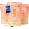 SHEKO Collagene Idrolizzato in Polvere - Bovino Tipo 1, 2 e 3 - 3x 450 g | Peptidi di collagene bovino · Gusto neutro e alta solubilità · Senza additivi ne lattosio · 3x 450 g · Made in Germany