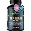 PARAFARMACIA, ORGANIC VITAMINS & FOOD OVF Berberin Plus | Integratore di Berberina Pura 600mg | 120 Capsule Scorta 2 Mesi con Cardo Mariano, Acido Caprilico, Silimarina Supporto Funzione Digestiva, Epatica e Depurativa Alta Concentrazione