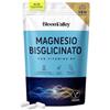 BloomValley MAGNESIO BISGLICINATO - 180 COMPRESSE (Scorta 3 Mesi) | Bisglicinato Capsule | Completo, con Vitamina B6, 300mg di Magnesio Elementare | Glicinato, chelato | Vegano