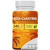 BALANCE NUTRITION BETACAROTENE ABBRONZATURA FORTE - 240 COMPRESSE (Scorta 8 mesi) | Betacarotene per Abbronzatura Forte | da Estratto di Carota | Integratore Melanina Naturale | Made in Italy