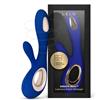 LELO SORAYA Wave Vibratore Rabbit Lussuoso con Tecnologia Wavemotion, Sex Toy per Stimolazione Interna ed Esterna, Vibratori Clidoride Donna, Vibratoreper Donna, Midnight Blu