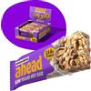 AHEAD Barrette Cereali e Anacardi | Barretta con il 70% di Zucchero in meno - 12 x 35g - Con Anarcadi, Pretzel e Pezzi di Cioccolato - Senza Glutine, Senza Olio di Palma e Senza Zuccheri aggiunti