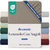 Dreamzie - Lenzuolo con Angoli Una Piazza e Mezza 120x200cm - Alto 35cm | Biancheria · Microfibra Ultra Morbida · OEKO-TEX · Per Materassi Spessi · Lenzuola Una Piazza e Mezza · Elasticizzato