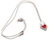Generico Collana corta Cuore Sacro oro. in Acciaio Inox con Zirconcini