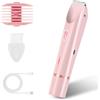 HELILBSRIAIN Rasoio Elettrico Donna 2 in 1, Depilatore Elettrico Donna per Rasoio Parti Intime,Rasoio Elettrico Corpo IPX7 Impermeabile,Rasoio Elettrico a Doppia Testa per Donna per Corpo Ascelle Gambe Bikini