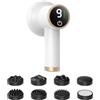 TJXVX Massaggiatore Elettrico Anti-cellulite Senza Fili,9 Velocità e | 9 Velocità, 8 Testine, Apparecchio Snellente Portatile, Per Corpo, Gambe, Braccia e Addome