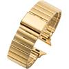 YDxingY Cinturino Adatto per Apple Watch 42mm/44mm/45mm/46mm/49mm, Cinturini di Acciaio inox,Cinturino di ricambio per smartwatch,per iWatch Series 10 9 8 7 6 5 4 3 2 1 SE Ultra,Oro