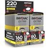 Udivita 220 Batterie Per Apparecchi Acustici Rayovac Extra 10. - 20 Blister da 8 e 10 Blister da 6 Pile