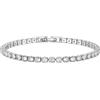 Just Being Cute JustBeingCute Bracciale tennis Zirconia 5A+, 3mm Pietre Colorate 16,5‑19cm | Bracciale 3mm Argento/Oro con Pietre Rosa Blu Verdi, Regalo Compleanno Anniversario Festa della Mamma 16,5‑19 cm
