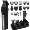 Yineel Regolabarba Rasoio Elettrico,6 in 1 Tagliacapelli Uomo Professionale | Regolabarba uomo per Capelli/Corpo/Naso/Barba/Baffi/Contorni, IPX7 Impermeabile, Ideale come Regalo Uomini