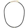 GD GOOD.designs Gemma Collana Donna Pietre Naturali perline sfaccettate 4mm | Catena acciaio inox placcata oro 18K regolabile (40-45 cm) | Girocollo boho impermeabile